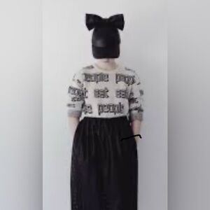 CAROLINE BOSMANS Amino Acid Skirt Perforated‎ Skin Pink Size 14 NEW Avant Garde